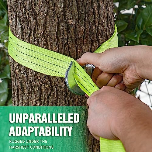 Tow Strap with Hooks 2”x20’ 15, 000 LBS, Tow Rope Metal Safety Hooks - Image 6