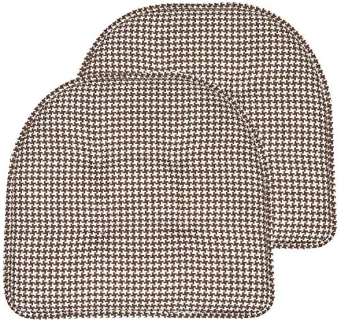Sweet Home Collection Chair Cushion Memory Foam Pads Tufted Slip Non Skid by SweetHomeCollection