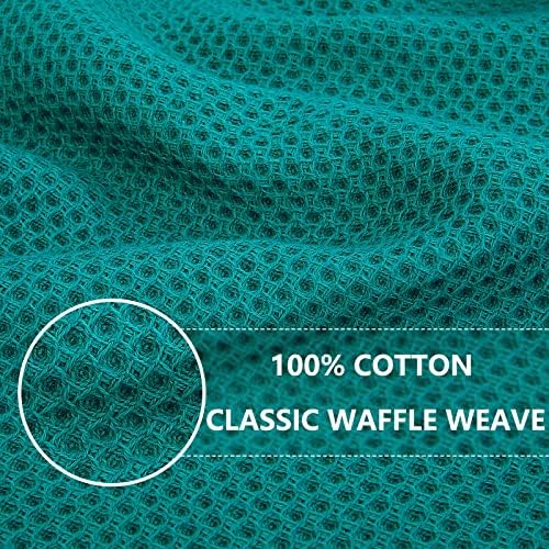 Homaxy 100% Cotton Waffle Weave Kitchen Dish Towels 12-Pack - Image 2