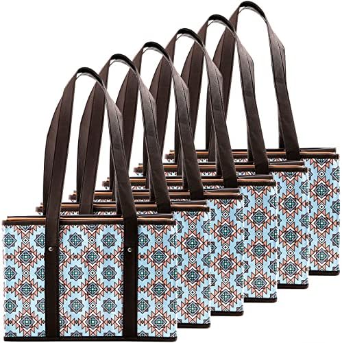 Foraineam Reusable Grocery Bags Set Durable Heavy Duty Tote Bag Collapsible - Image 5