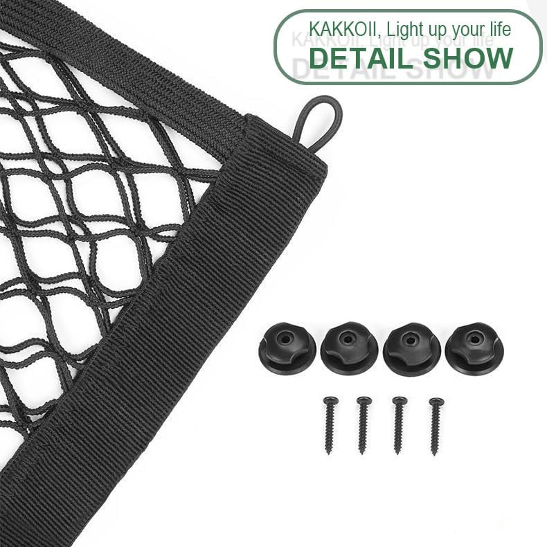 3 Layer Small Cargo Net, Cargo Storage Pocket Net, Mesh Elastic Pouch Organizer - Image 6
