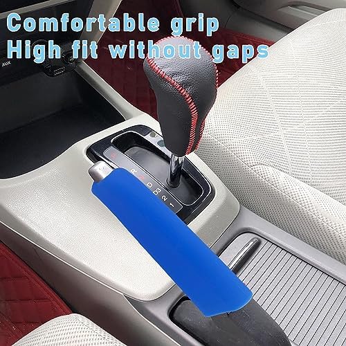 Ziciner Car Handbrake Cover, Elastic Anti-Slip Silicone Auto Handbrake Shifter - Image 4