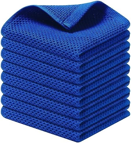 Kitinjoy 100% Cotton Waffle 8-Pack Kitchen Towels by Kitinjoy