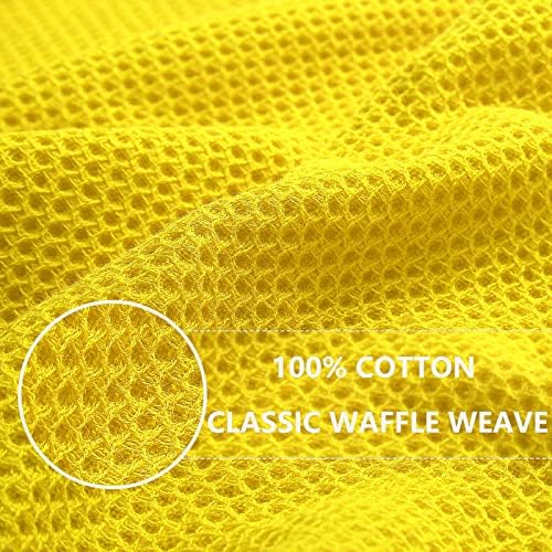 Homaxy 100% Cotton Waffle Weave Kitchen Dish Cloths 8-Pack - Image 2