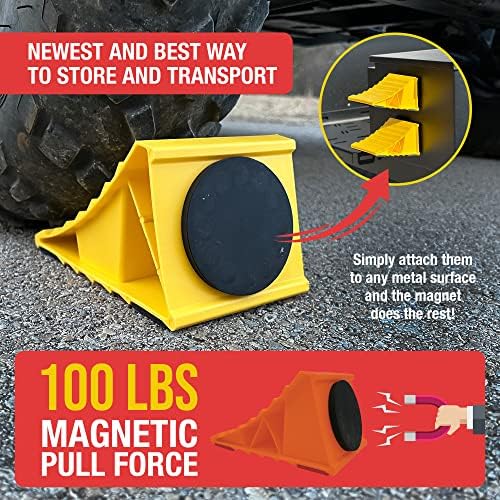 THD MagChocks - Magnetic Wheel Chocks - RV Wheel Chocks - Image 2