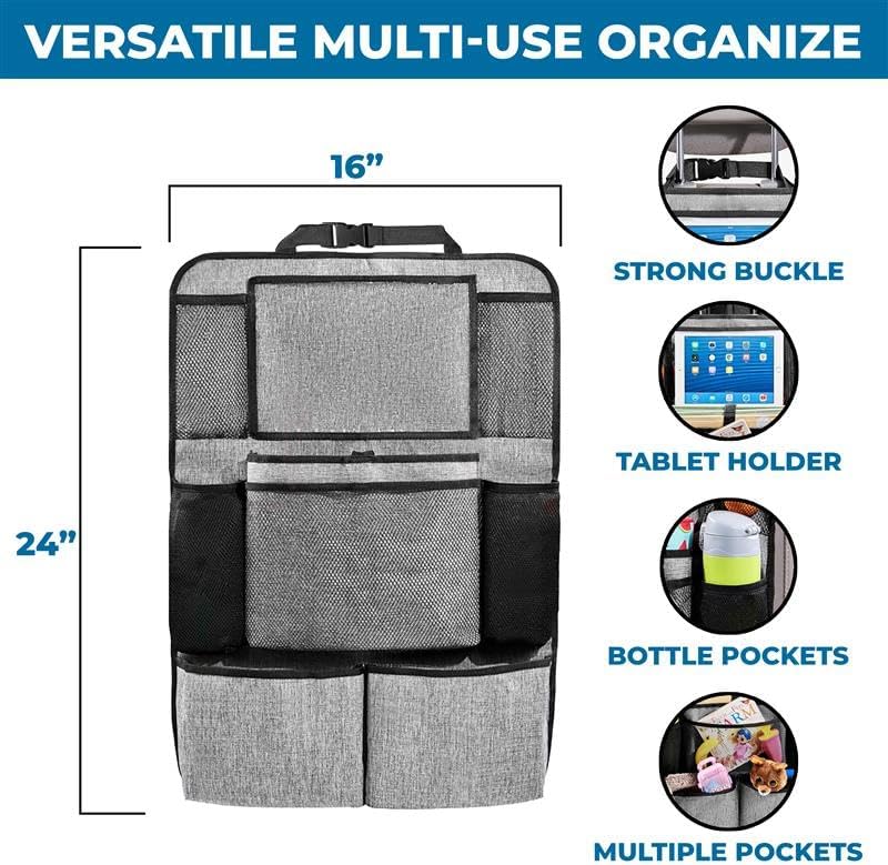 EcoNour Car Kick Mats Back Seat Protector - Image 2