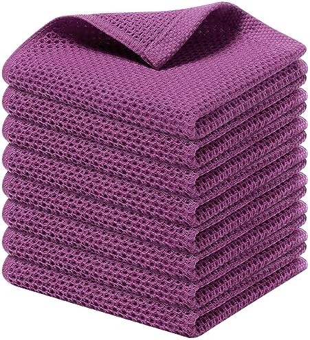 Kitinjoy 100% Cotton Waffle 8-Pack Kitchen Towels by Kitinjoy