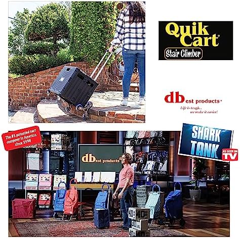 dbest Products Quik Cart Stair Climber Collapsible Rolling Crate - Image 5