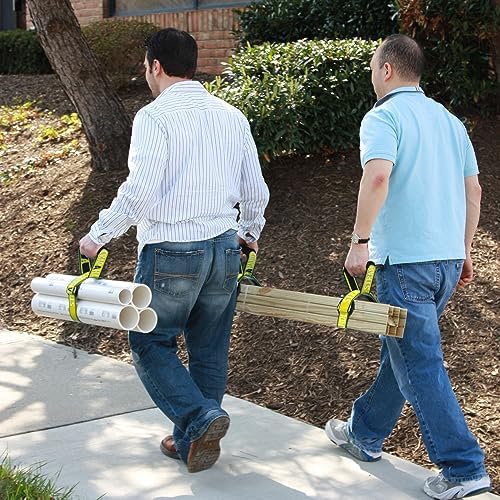 4’ Carry Strap with Handle | 2-Pack | Heavy Duty | Adjustable Belt | Easy - Image 5