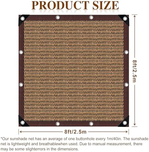 80% Garden Shade Cloth Sun Shade Fabric – UV Resistant Durable Sunblock Netting - Image 2