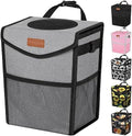 Pritent Car Trash Can with Lid Leakproof Car Garbage Bag Vehicle Trash Bin by Pritent
