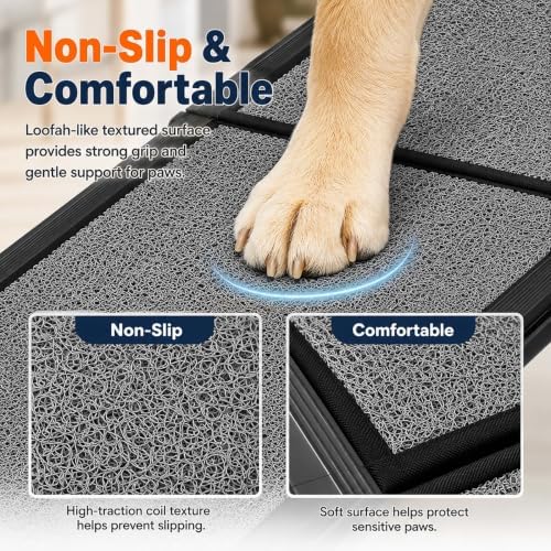 Dog Ramp for Car, 71 x 20 in Folding Pet Ramp for Large Dogs, 250 lbs - Image 5