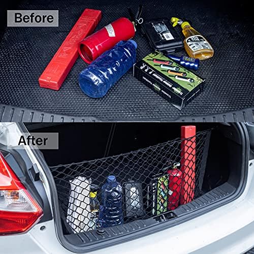 Amiss 2 Packs Cargo Net Stretchable, Adjustable Elastic Trunk Storage Net - Image 6