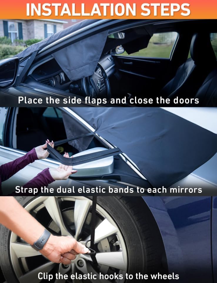 EcoNour Windshield Cover Compatible - Image 7