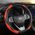 Red Elastic Steering Wheel Cover by Follicomfy