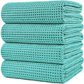 POLYTE 430 GSM Poly Blend Microfiber Quick Dry Waffle Bath Towel, 30x60 in by Polyte