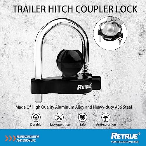RETRUE Universal Trailer Coupler Lock - Image 4