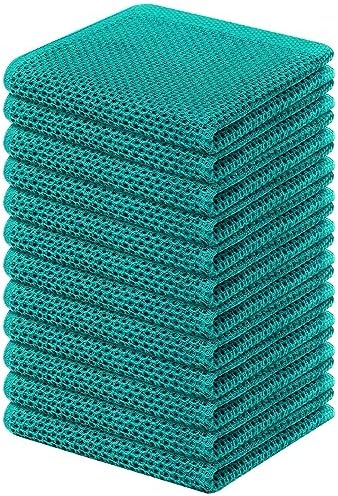 Kitinjoy 100% Cotton Waffle 12-Pack Kitchen Towels by Kitinjoy