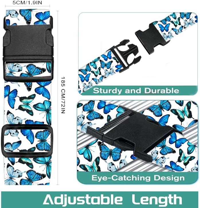 Luggage Straps for Suitcases Travel Belt Accessories, Cute Suitcase Strap - Image 5