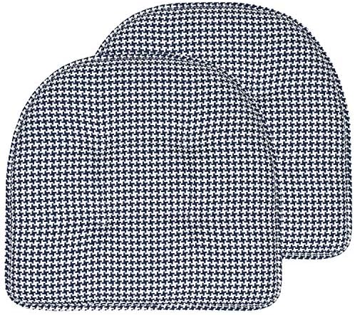 Sweet Home Collection Chair Cushion Memory Foam Pads Tufted Slip Non Skid by SweetHomeCollection