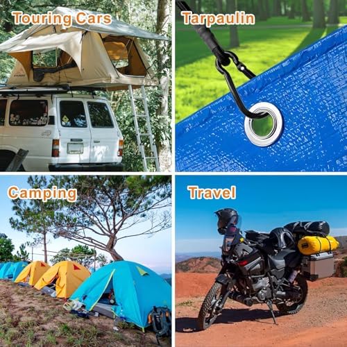 BEXSLE 8 Pcs 48in Bungee Cords - Image 6