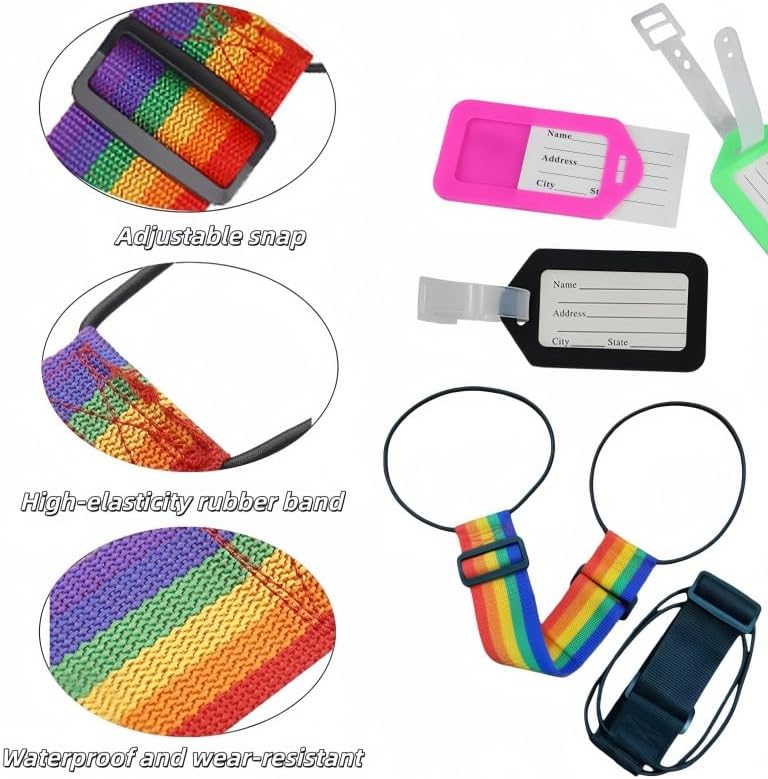 Multi usestrong Adjustable Luggage Straps-Flexible and Adjustable Elastic - Image 4
