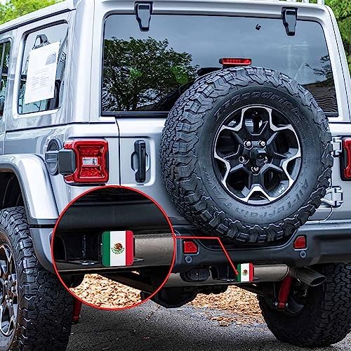 Mexico Flag Trailer Hitch Covers - Image 7