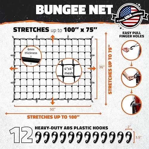 Mockins 50"x36" Large Cargo Net - Image 2