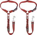 SlowTon Dog Seat Belt for Car, 2 Pack Dog Car Harness Seatbelt by SlowTon