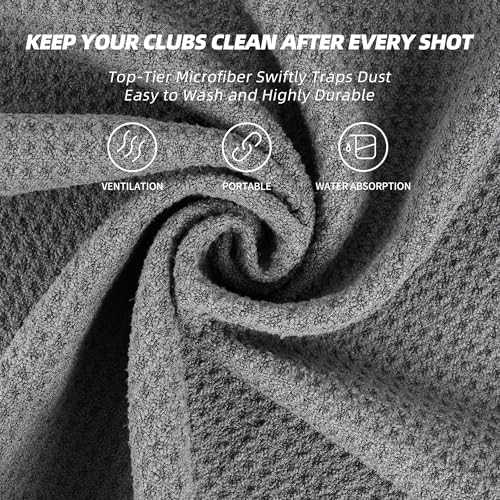 Mile High Life Microfiber Golf Towel 3 Pack Waffle - Image 4