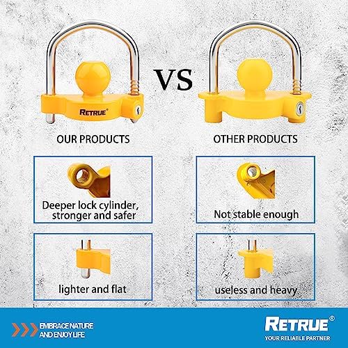 RETRUE Universal Trailer Coupler Lock - Image 4