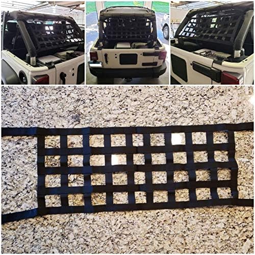 for Jeep Sunshade Hammock, Mesh Cargo Net - Image 3