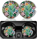 Yonlevres Car Coasters for Cup Holders, 2 Pack by Yonlevres