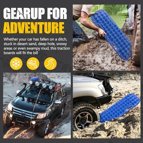 BUNKER INDUST Off Road Traction Boards, Pair Recovery Tracks Traction Mat - Image 6