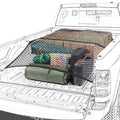 Elastic Truck Bed Net for F150 Tacoma Silverado Sierra RAM Cybertruck by Kaishengyuan