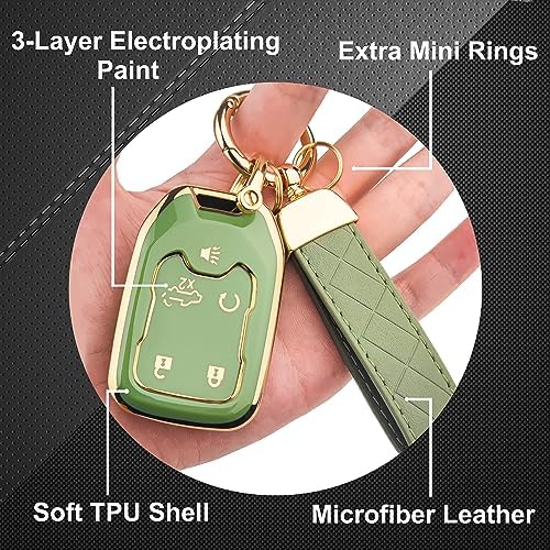 OLLEN 5-Button TPU Key Fob Cover, Fit - Image 5