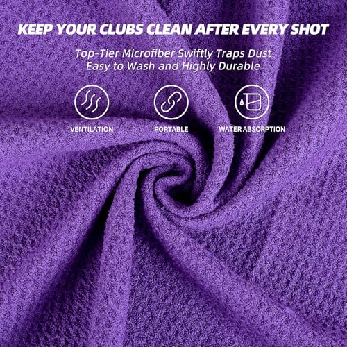 Mile High Life Microfiber Golf Towel 3 Pack Waffle - Image 5