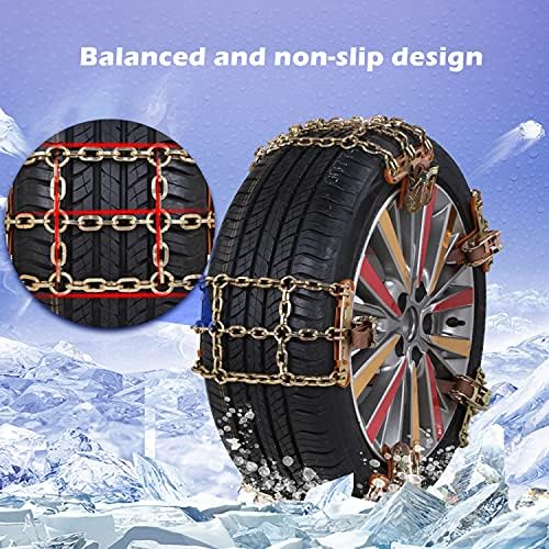 Snow Chains, 215-315mm Universal Tire Chains - Image 4