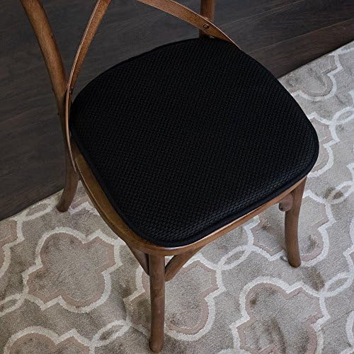 Sweet Home Collection 4 Pack Memory Foam Honeycomb Nonslip Back 16" x16" - Image 5
