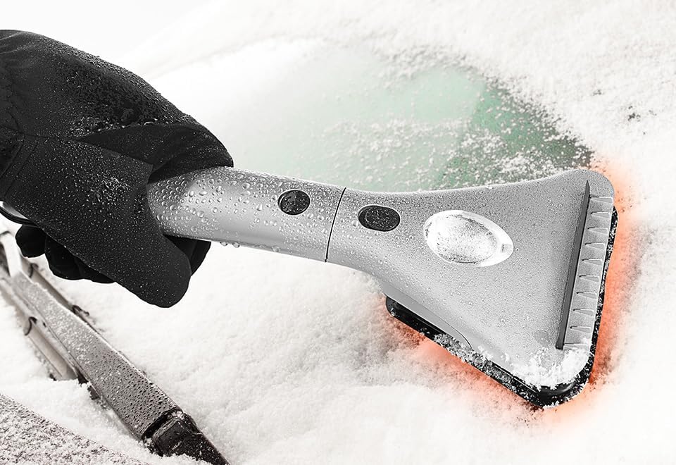 Sharper Image Heated Ice Scraper by SHARPERIMAGE