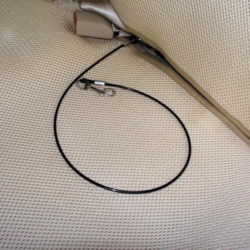 Mogoko Pet Dog Car Seat Belt Restraint, Coated Stainless Steel Chew Proof Dog - Image 3
