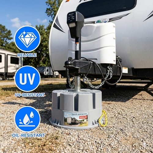 6''Height Trailer Jack Block, 000lbs RV Camper Stabilizer Blocks - Image 5