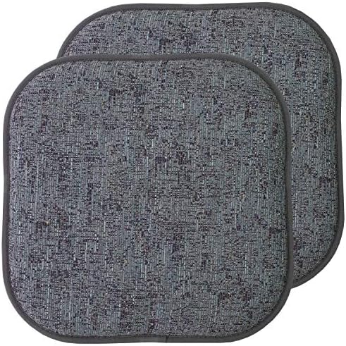 Sweet Home Collection Chair Cushion Memory Foam Pads Honeycomb Pattern Slip Non by SweetHomeCollection
