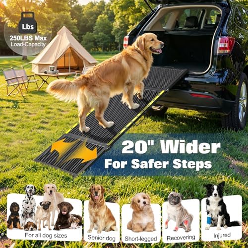 74"L x 20"W Extra Wide Dog Ramp - Image 3
