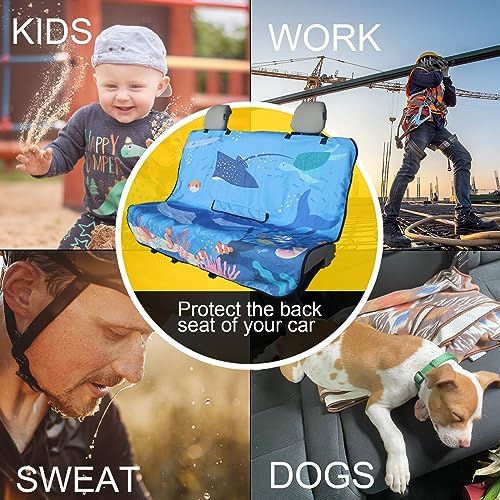 Back Seat Cover for Car Trucks Van SUV Jeep, Waterproof Rear Bench Towel Seat - Image 6