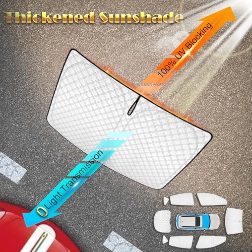 KMF 8pcs Full Window Sun Shades - Image 5