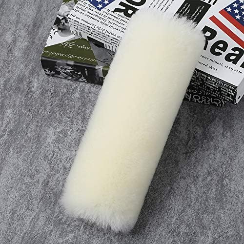 OGLAND 2 Pack Sheepskin Car Seat Belt Cover Pads | Wool Seatbelt Cushions - Image 5
