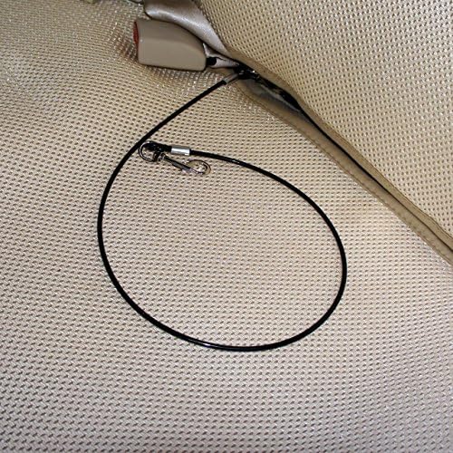 Mogoko Pet Dog Car Seat Belt Restraint, Coated Stainless Steel Chew Proof Dog - Image 2