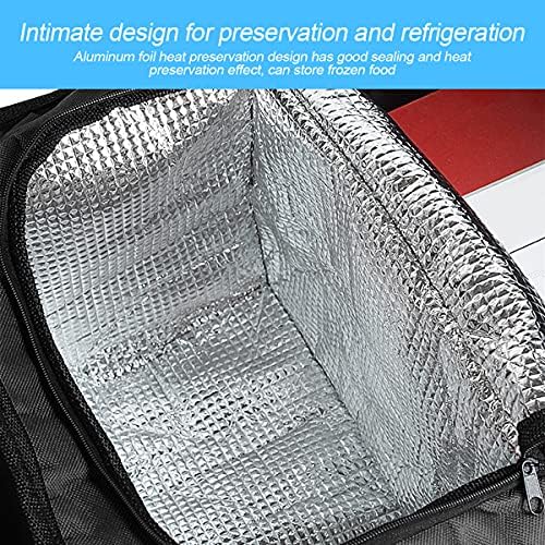 8sanlione Car Trunk Organizer, 3 Compartments, Insulated Section - Image 4