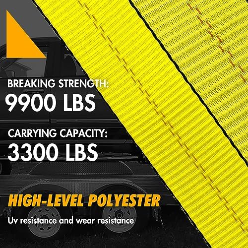 Heavy Duty Car Tie Down Straps - Image 3
